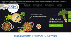 Desktop Screenshot of esko-catering.de