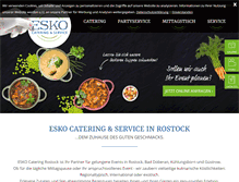 Tablet Screenshot of esko-catering.de